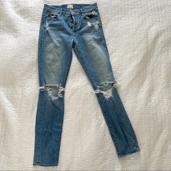 MOTHER x CANDICE Hijacking the Runway - The Stunner jeans - Picture 4 of 4